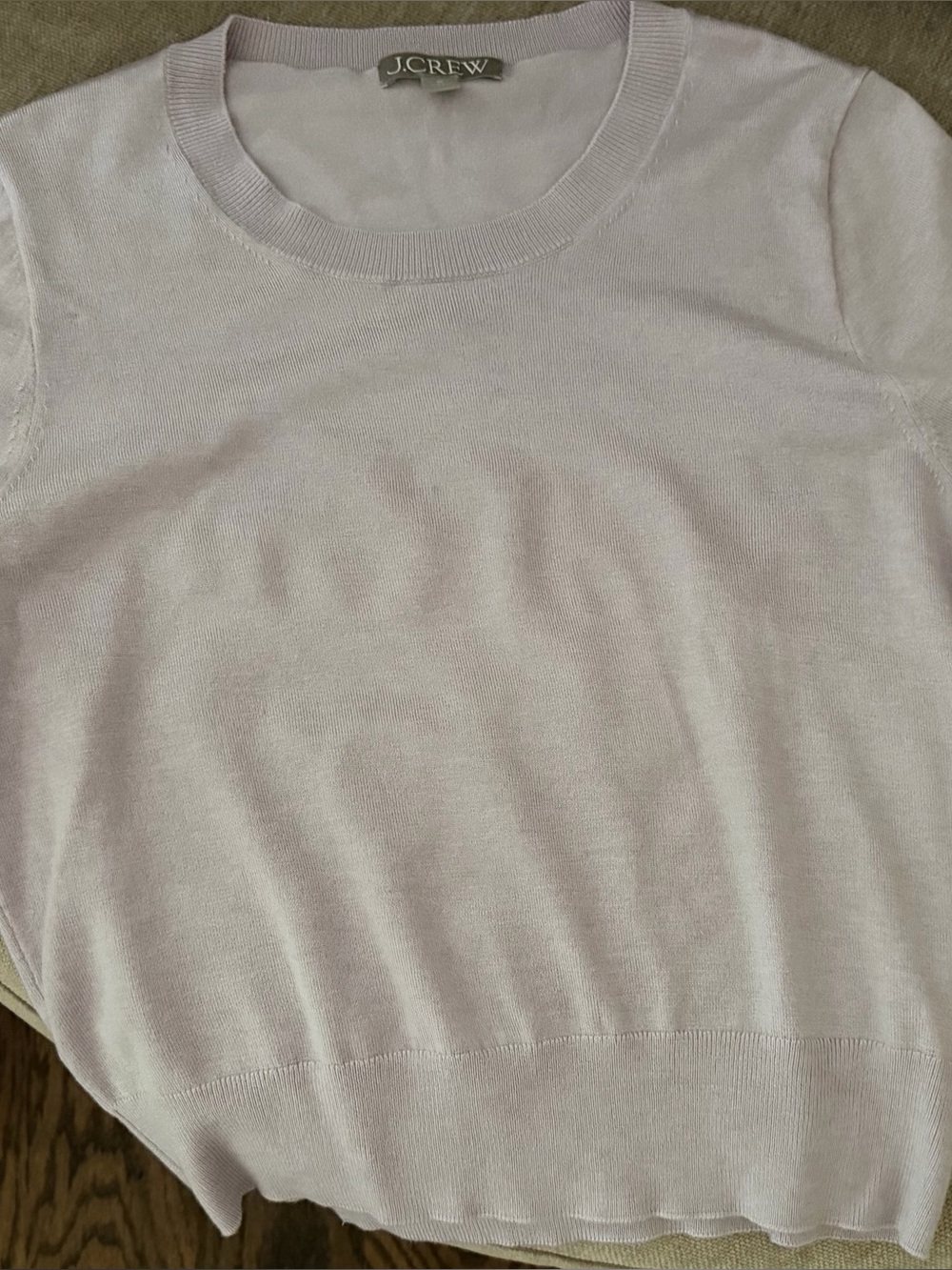J. Crew Dusty Lavender Crewneck Sweater
